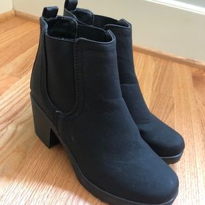 Black booties size 9
